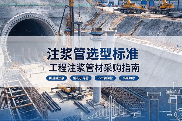 博爱注浆管选型标准