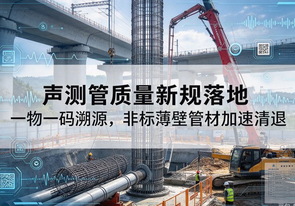 博爱声测管质量新规落地，一物一码溯源，非标薄壁管材加速清退